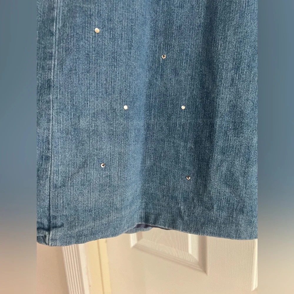 The Quacker Factory Denim Rhinestone Jacket - Picture 13 of 15